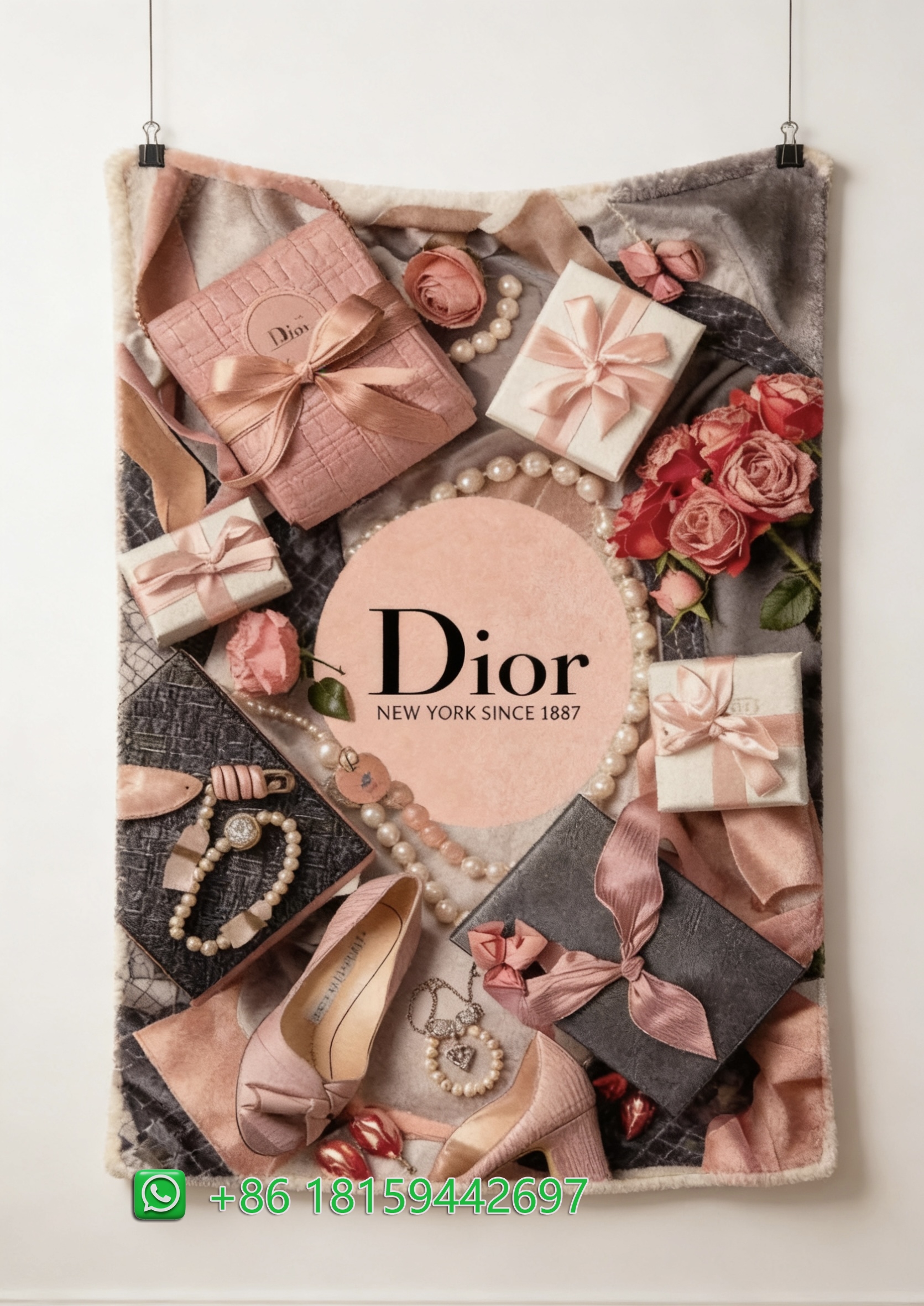 Dior Throw Blankets